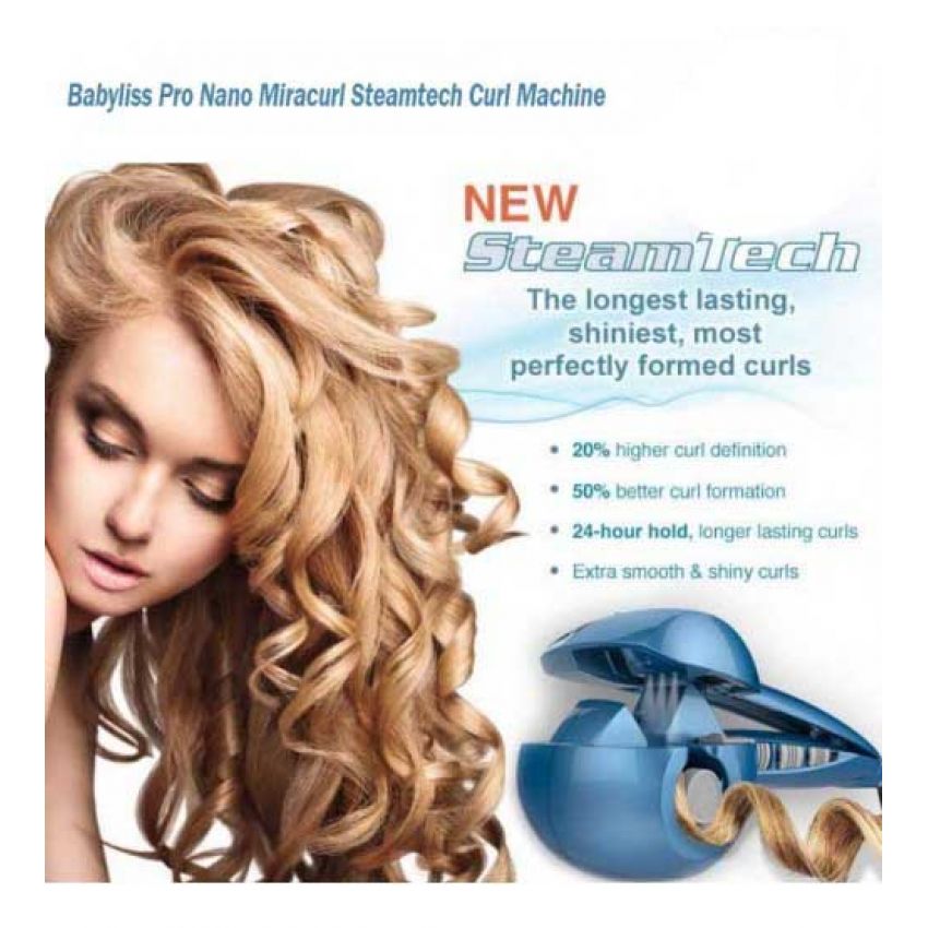 1 Babyliss Pro Nano Miracurl Steamtech Curl Machine in Pakistan | Hitshop.pk