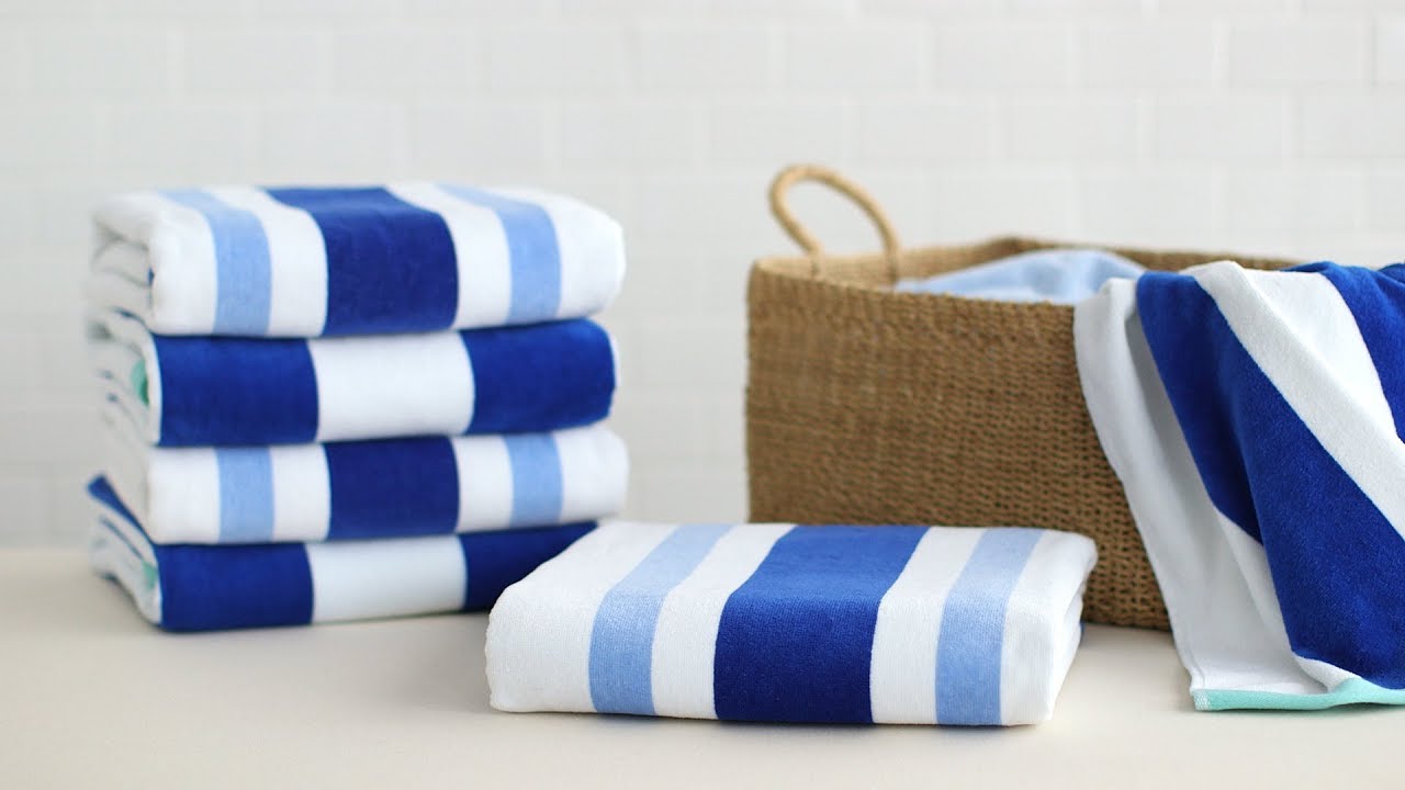 How To Fold Oversized Towels- Martha Stewart - YouTube