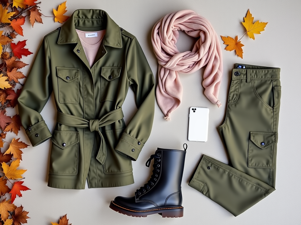 Chic Fall Wardrobe: Military-Inspired Style