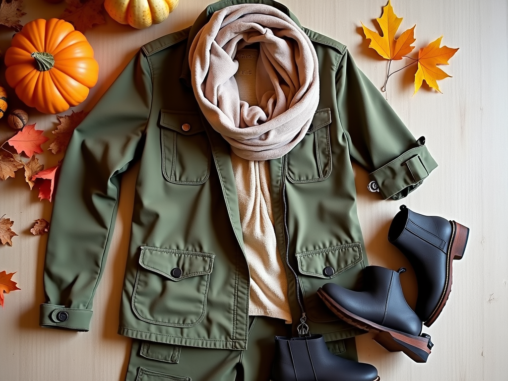 Chic Military-Inspired Fall Wardrobe