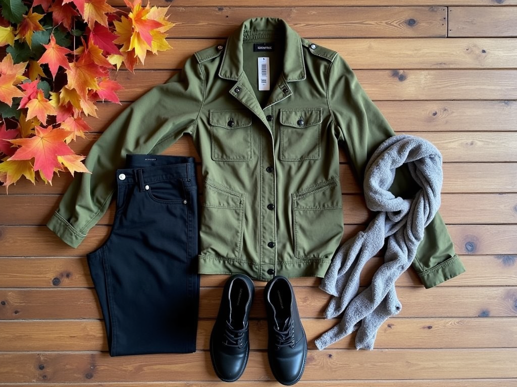 Chic Military Fall Wardrobe: A Blend of Strength & Femininity