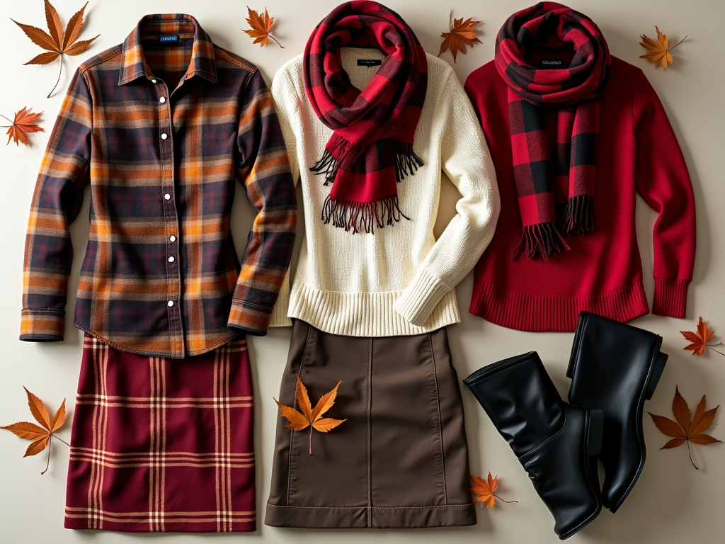 Cozily Chic: Embrace Fall with Plaid Patterns