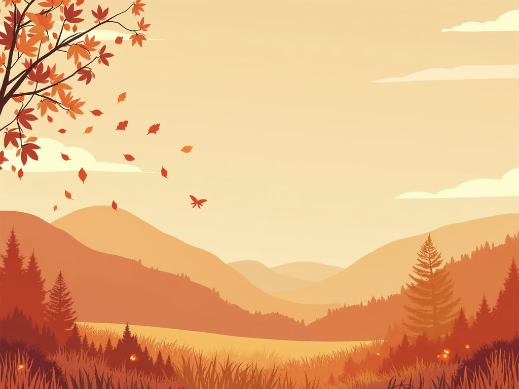 Embrace Autumn: Minimalist Fall Wallpapers