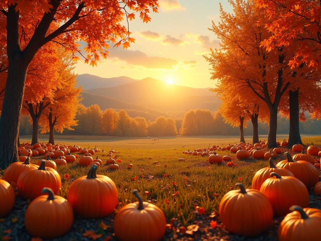 Stunning Fall Backgrounds: Embrace the Harvest Season