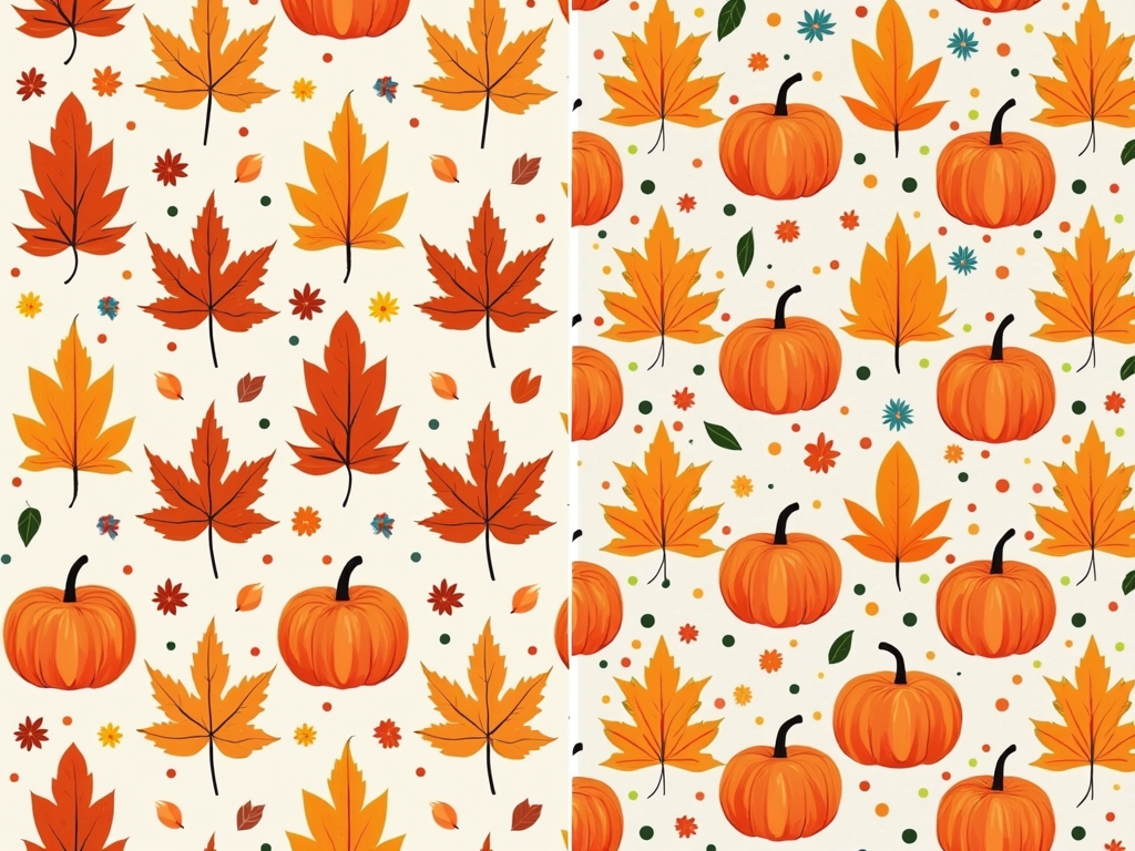 Transform Your Space: 15 Charming Abstract Fall Wallpapers