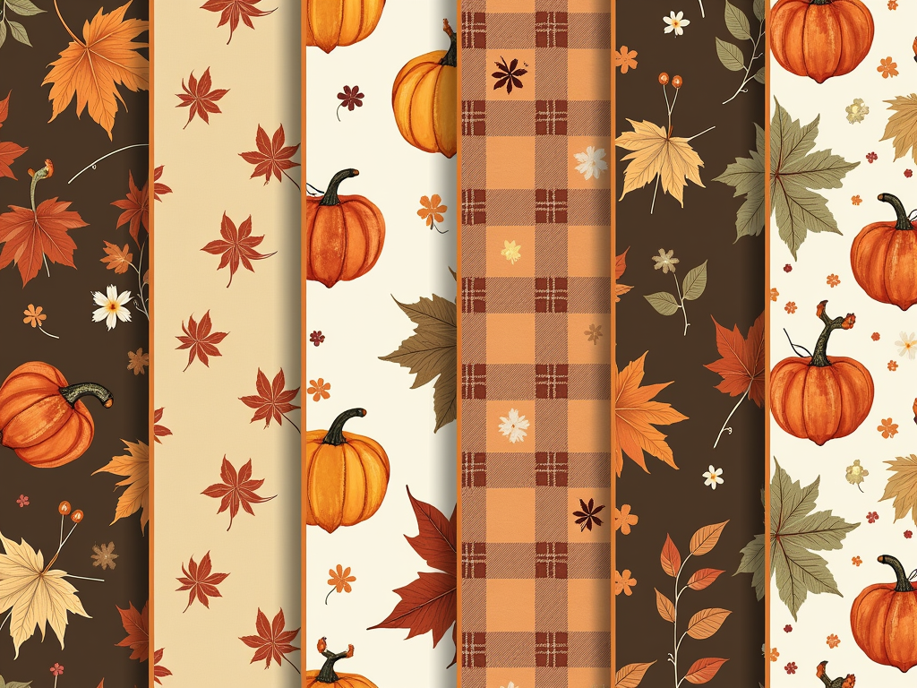 Charming Vintage Fall Wallpaper Patterns