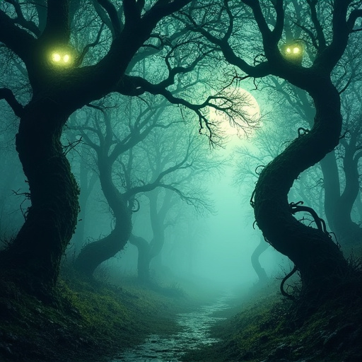 Enchanting Forest: Nature’s Spookiness